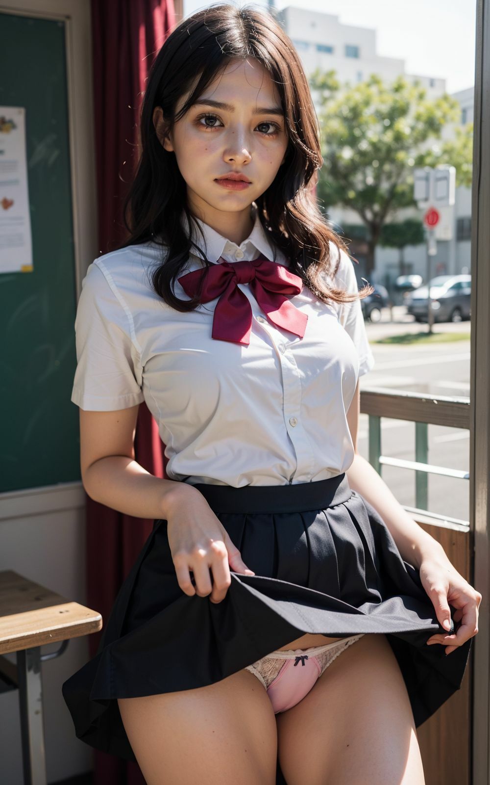 サンプル画像5:ちらポロ 制服美少女編(ニポブックス) [d_294802]