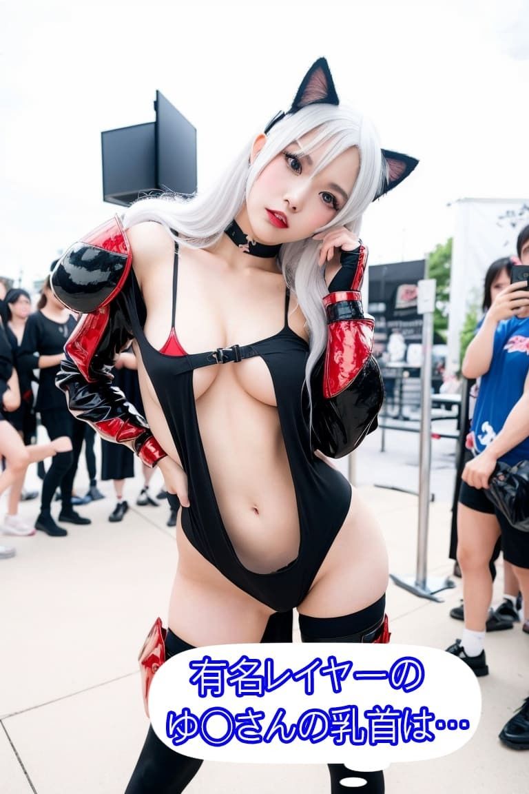 サンプル画像3:服が透けるメガネをかけてコミケ散歩！(AI娘。) [d_294947]