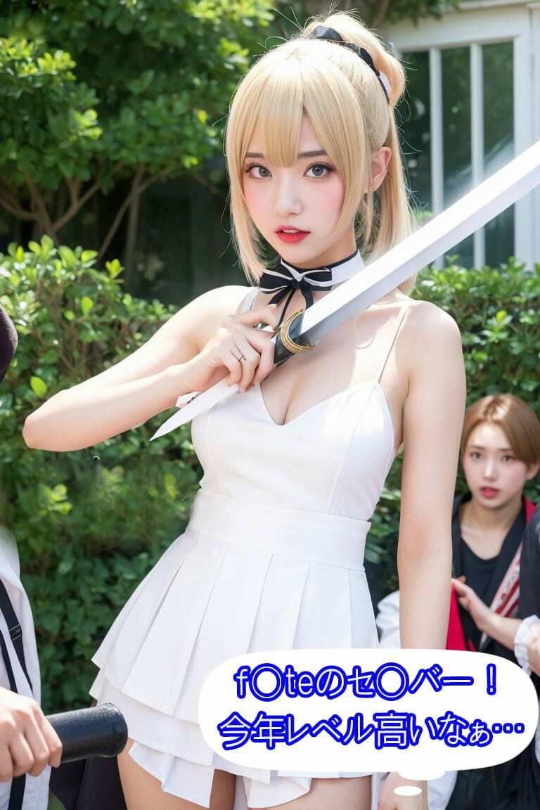 サンプル画像5:服が透けるメガネをかけてコミケ散歩！(AI娘。) [d_294947]