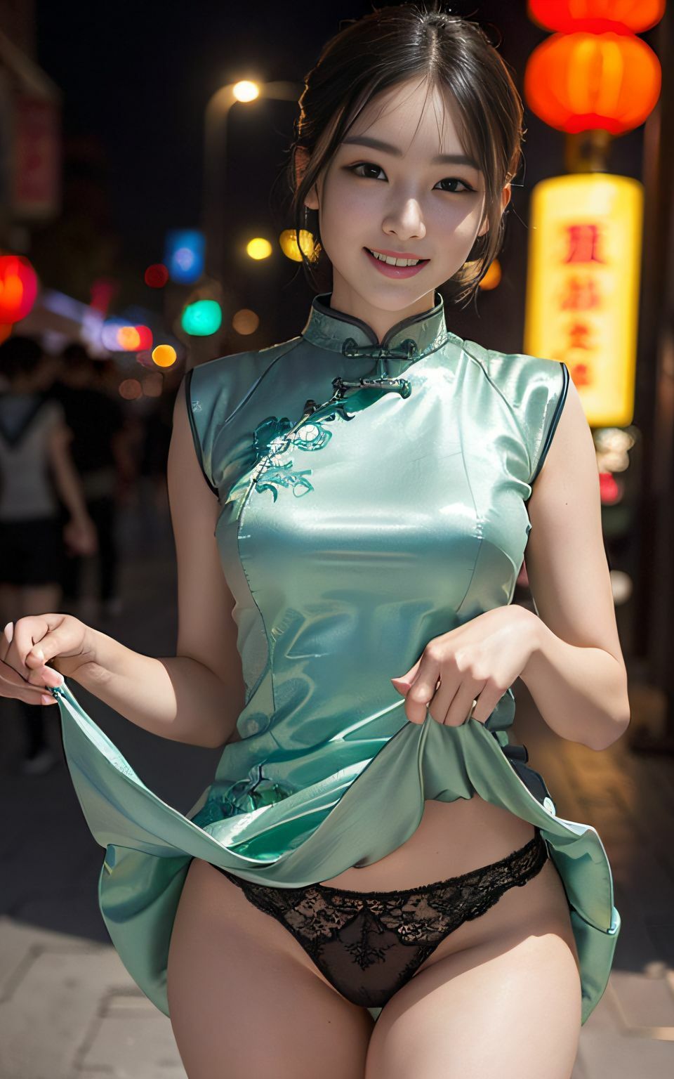 サンプル画像3:たくし上げシリーズvol.02チャイナドレス編(ゆうわん) [d_294968]