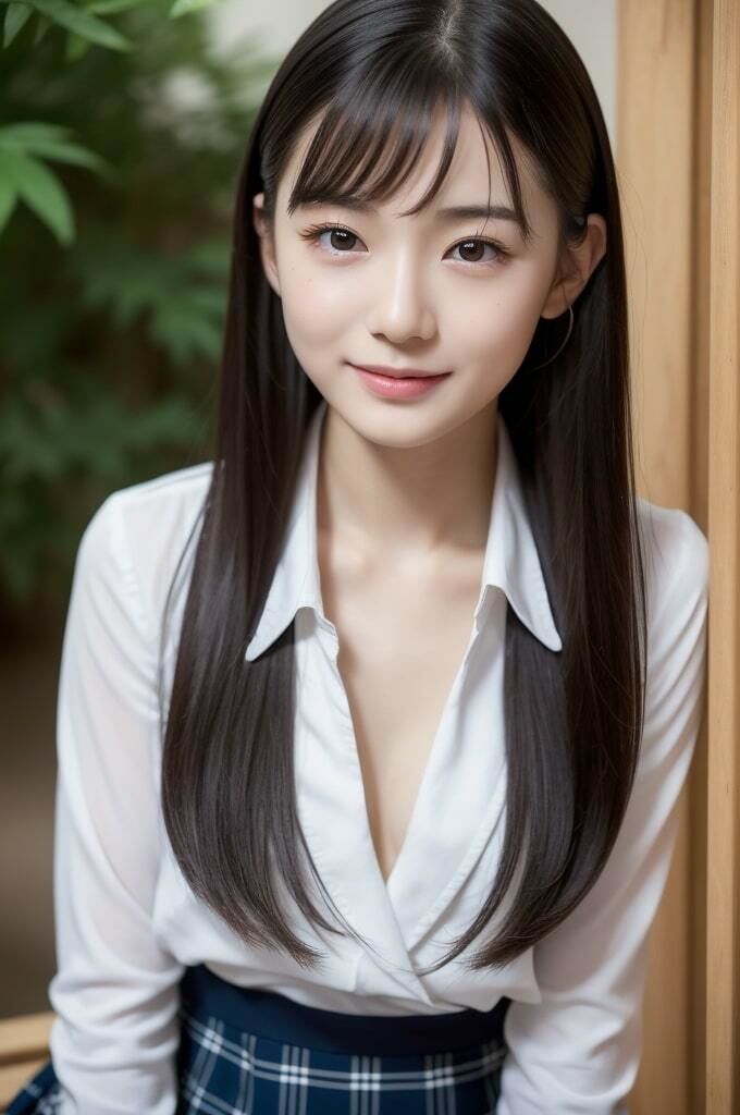 サンプル画像5:女子校生写真集(AI 日本人美女) [d_295095]