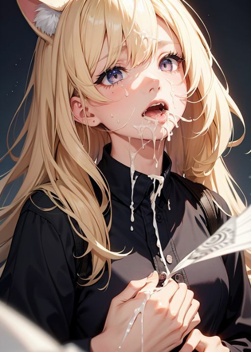 サンプル画像4:高画質！ケモ耳女子●●はぶっかけられたい！！(AI LAB SL) [d_295158]