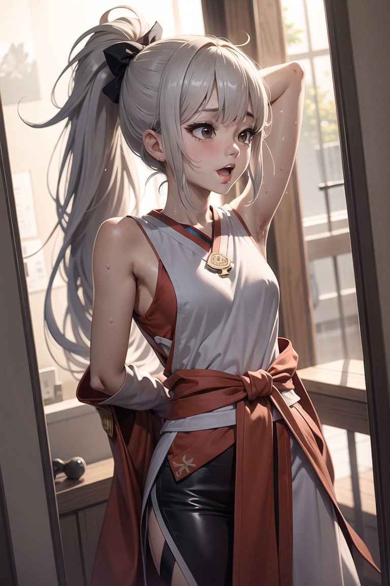 サンプル画像5:えっちな女の子は仕事も頑張る(maria.ai.art) [d_295173]