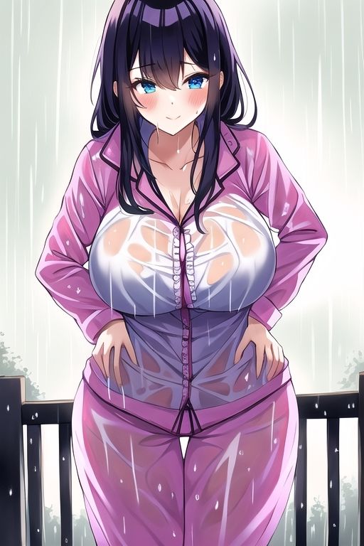 サンプル画像6:濡れフェチ びしょ濡れになった彼女たち(催●スマホの淫魔) [d_295187]