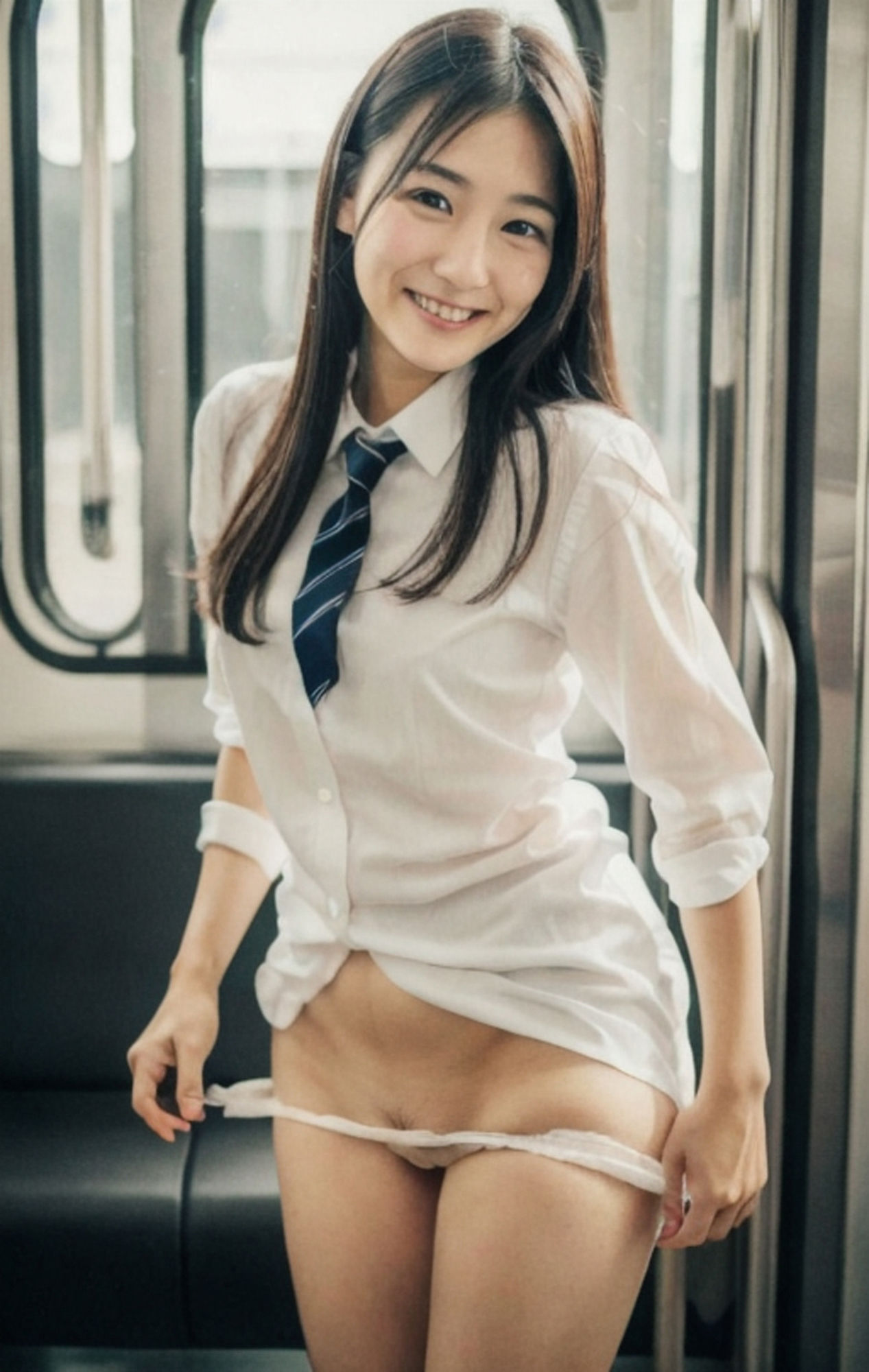 サンプル画像3:痴◯おねだり制服美女(R18-AI.COM) [d_295202]