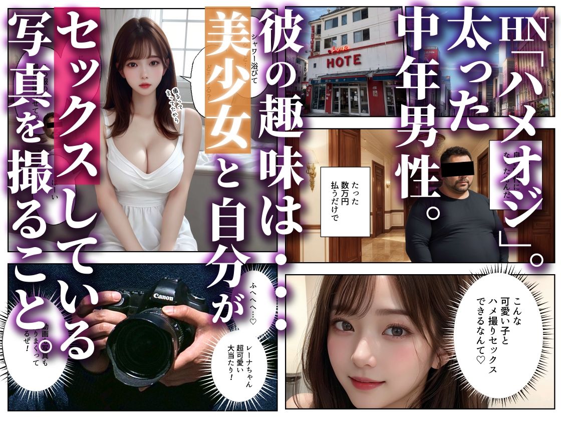 サンプル画像1:ハメ撮りおじさんのパパ活日記1(フライング倶楽部) [d_295323]