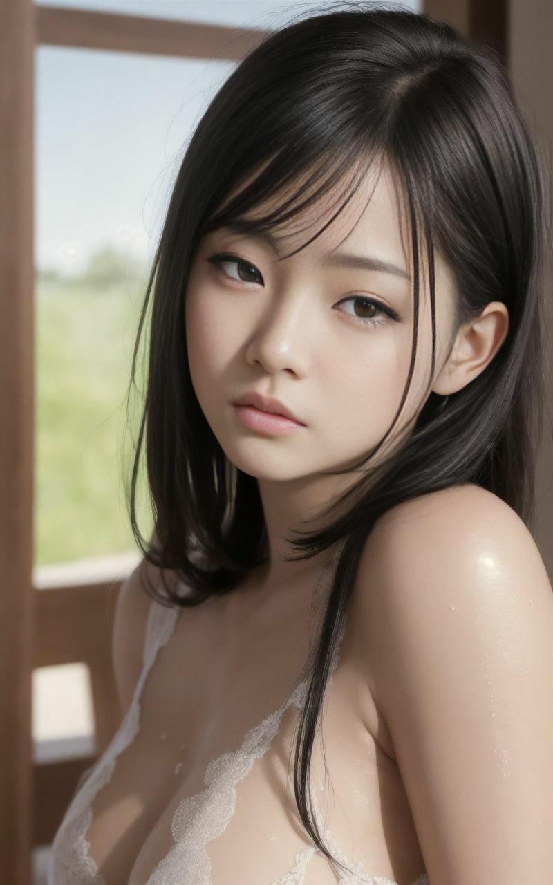 サンプル画像3:事後(AI美女妄想図鑑) [d_295325]