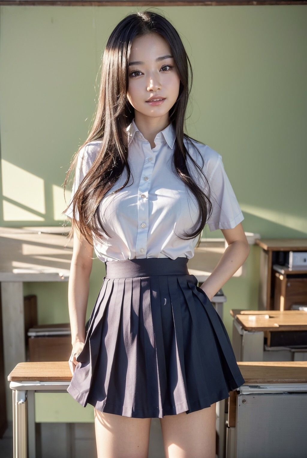 サンプル画像5:激カワ女子〇生のエッチな放課後(青山) [d_295337]