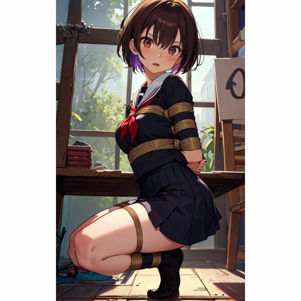 監禁して調教 女子校生を緊縛