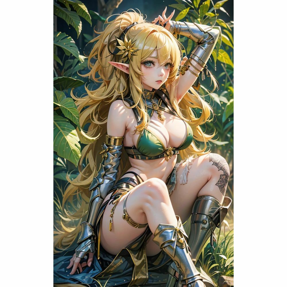 サンプル画像1:エルフの秘境(あんこの部屋) [d_295479]