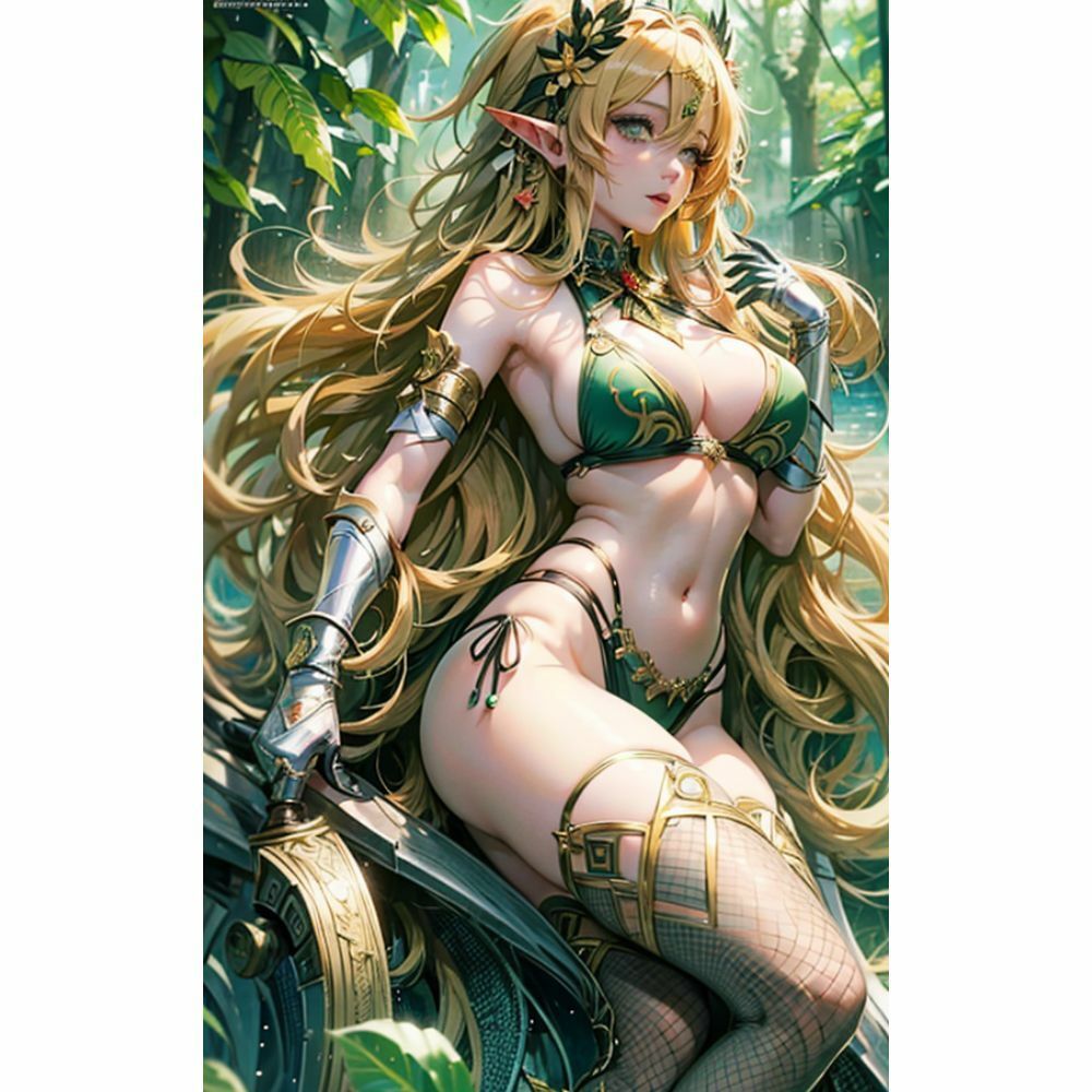 サンプル画像3:エルフの秘境(あんこの部屋) [d_295479]