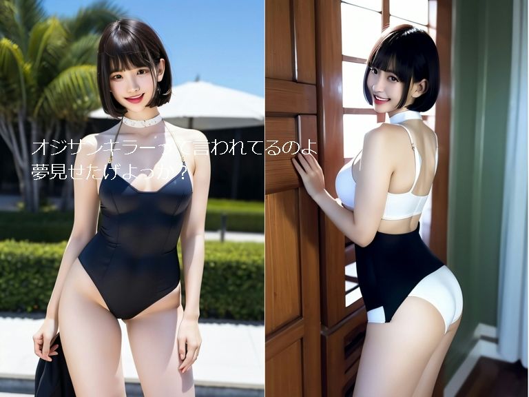 サンプル画像2:美しいお尻とスマイルで貴方を悩殺(スタジオTOMO) [d_295500]