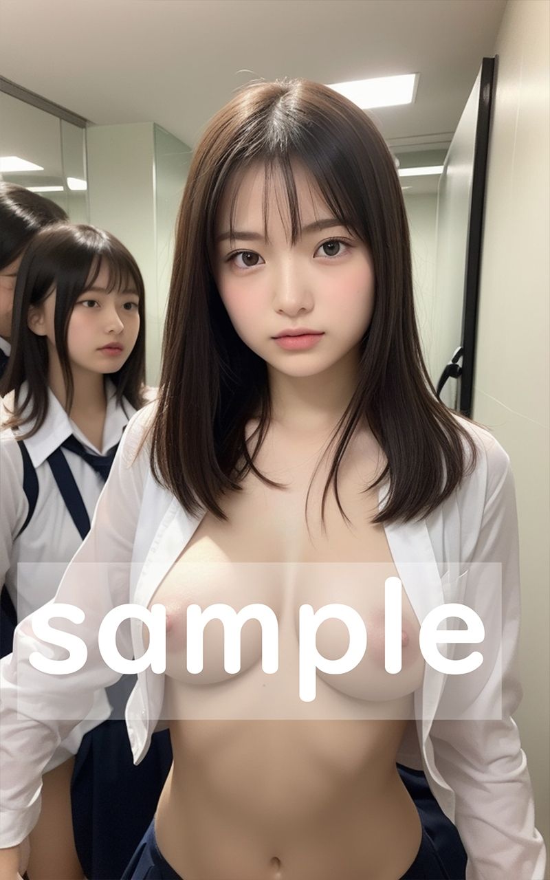 サンプル画像6:AI生成素人の乳首集3巻(せもぽむめ) [d_295537]