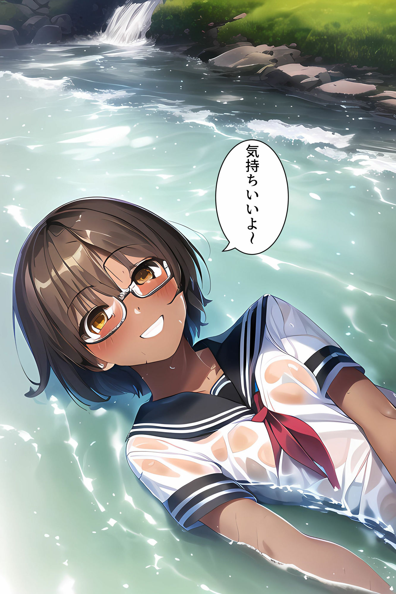 サンプル画像5:ナマイキな後輩に逆らえません(褐色眼鏡工房) [d_295589]