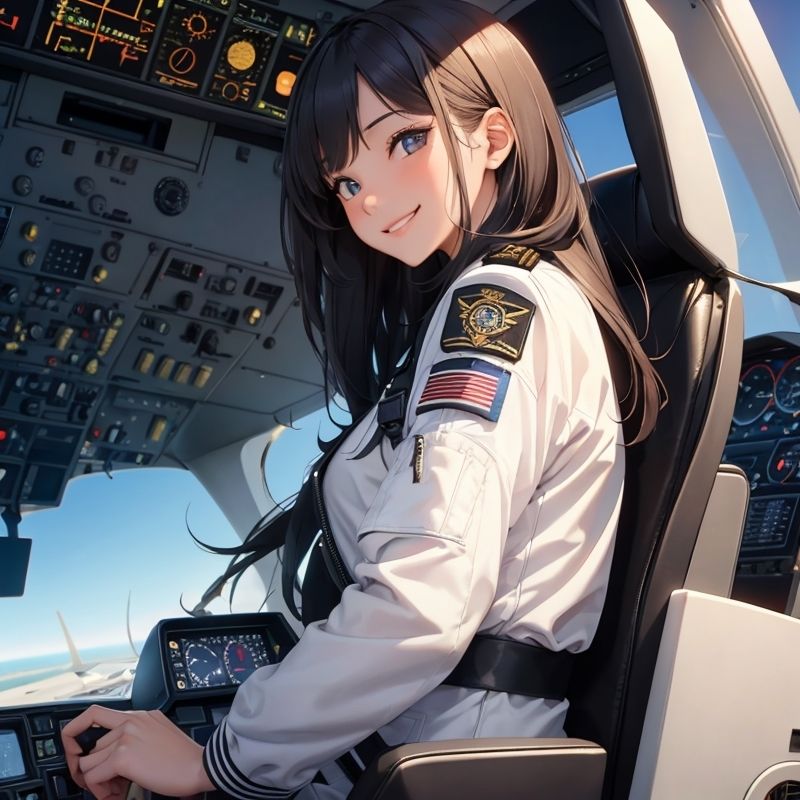 サンプル画像2:運転後にムラムラしてしまう美人パイロット(BMさん) [d_295646]