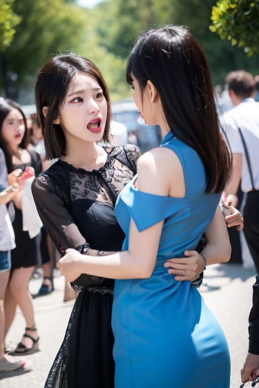 サンプル画像4:キャットファイト 女の喧嘩 1(CFAIC) [d_295690]