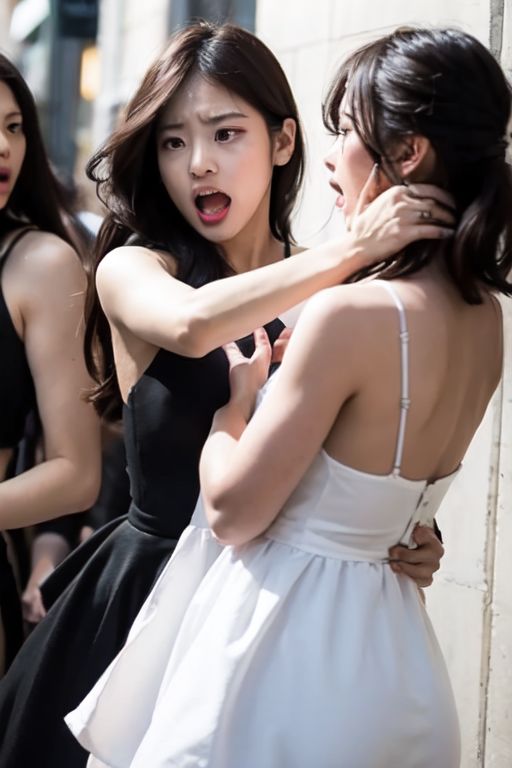 サンプル画像5:キャットファイト 女の喧嘩 1(CFAIC) [d_295690]