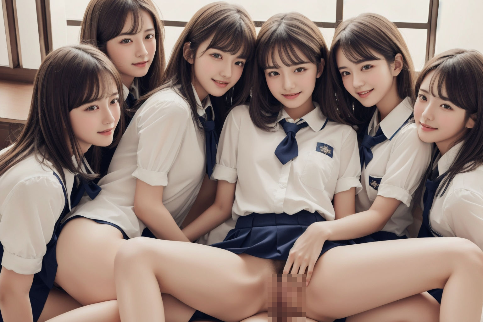 サンプル画像5:ハーレム女学院〜500人の美女とイチャイチャハーレム〜(ハーレム研究所) [d_295701]