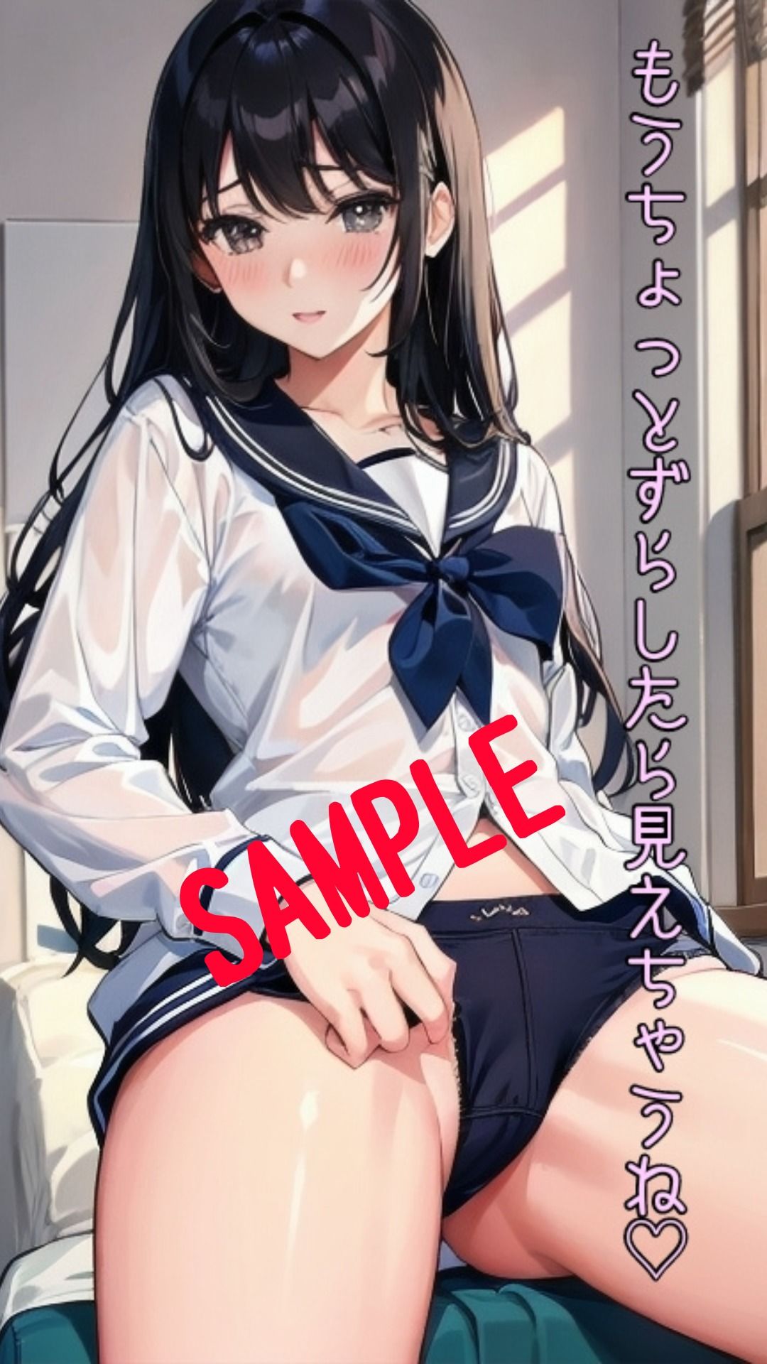 サンプル画像1:TINPON GRAND PRIX ★ エッチなことに興味を持ち始めた現役J◯が誘ってきたら(AIdea) [d_295717]