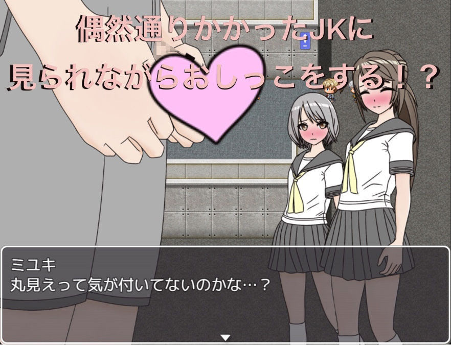 サンプル画像2:公衆トイレ 外から丸見え！？ JK編(もっちもちのとりもち) [d_295734]