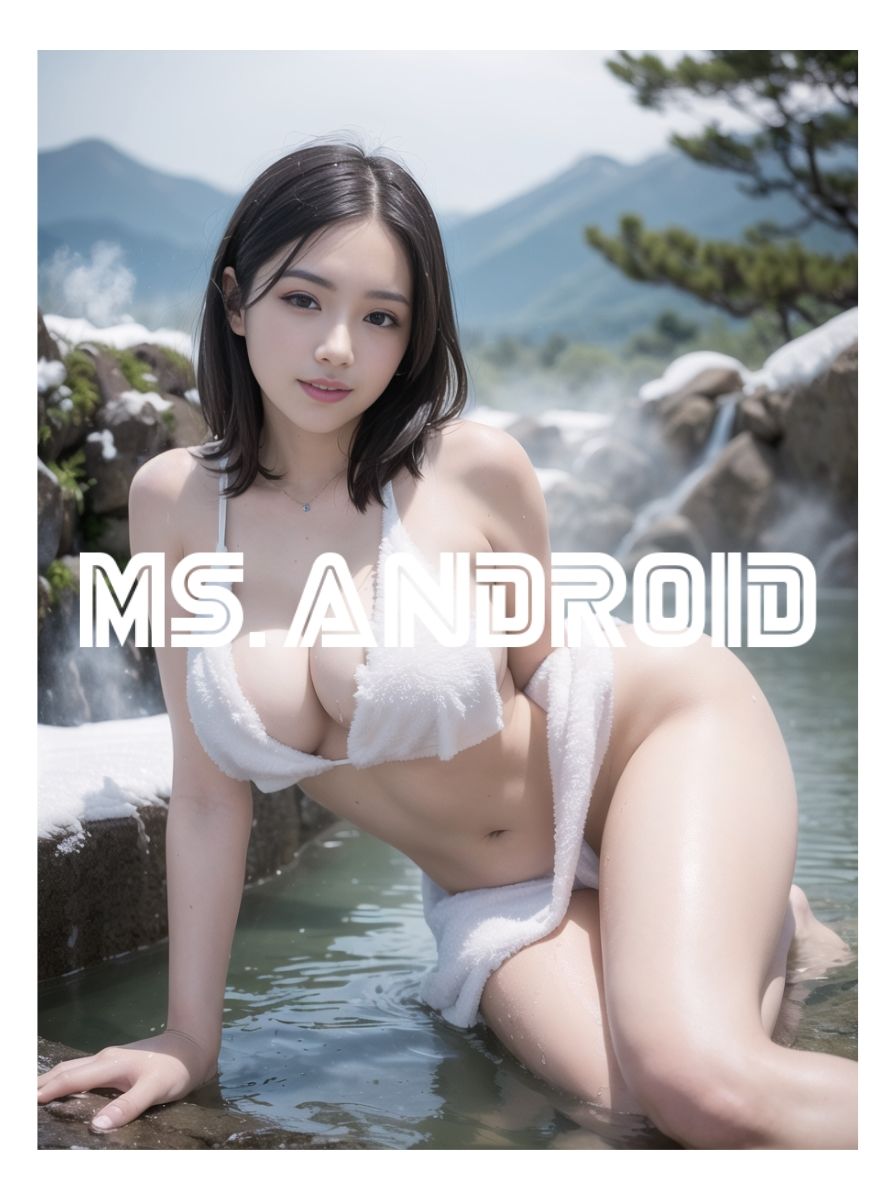 サンプル画像3:えちえち温泉3〜天然人妻巨乳の湯〜着衣ヌード編(Ms.Android) [d_295751]