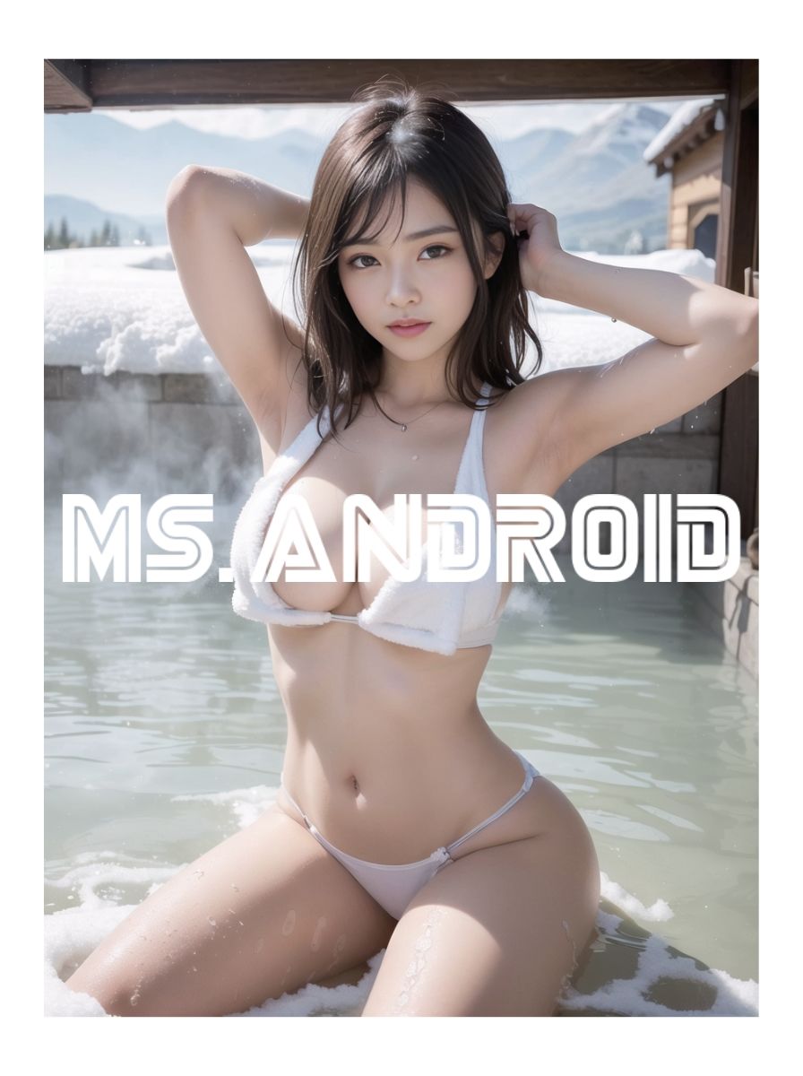 サンプル画像4:えちえち温泉3〜天然人妻巨乳の湯〜着衣ヌード編(Ms.Android) [d_295751]