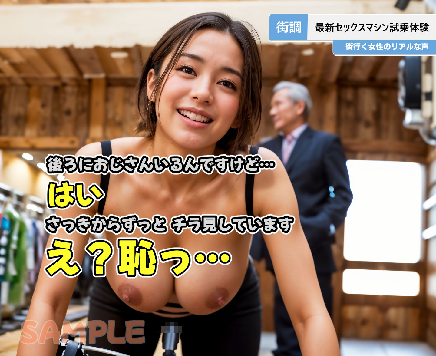 サンプル画像4:素人美女セックスマシン試乗体験(コメットパンチ) [d_295802]