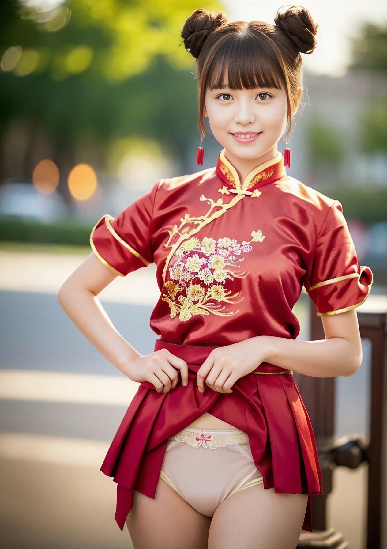 サンプル画像6:美少女おま○こ＆お尻の見せつけ(AIちゃん) [d_295822]