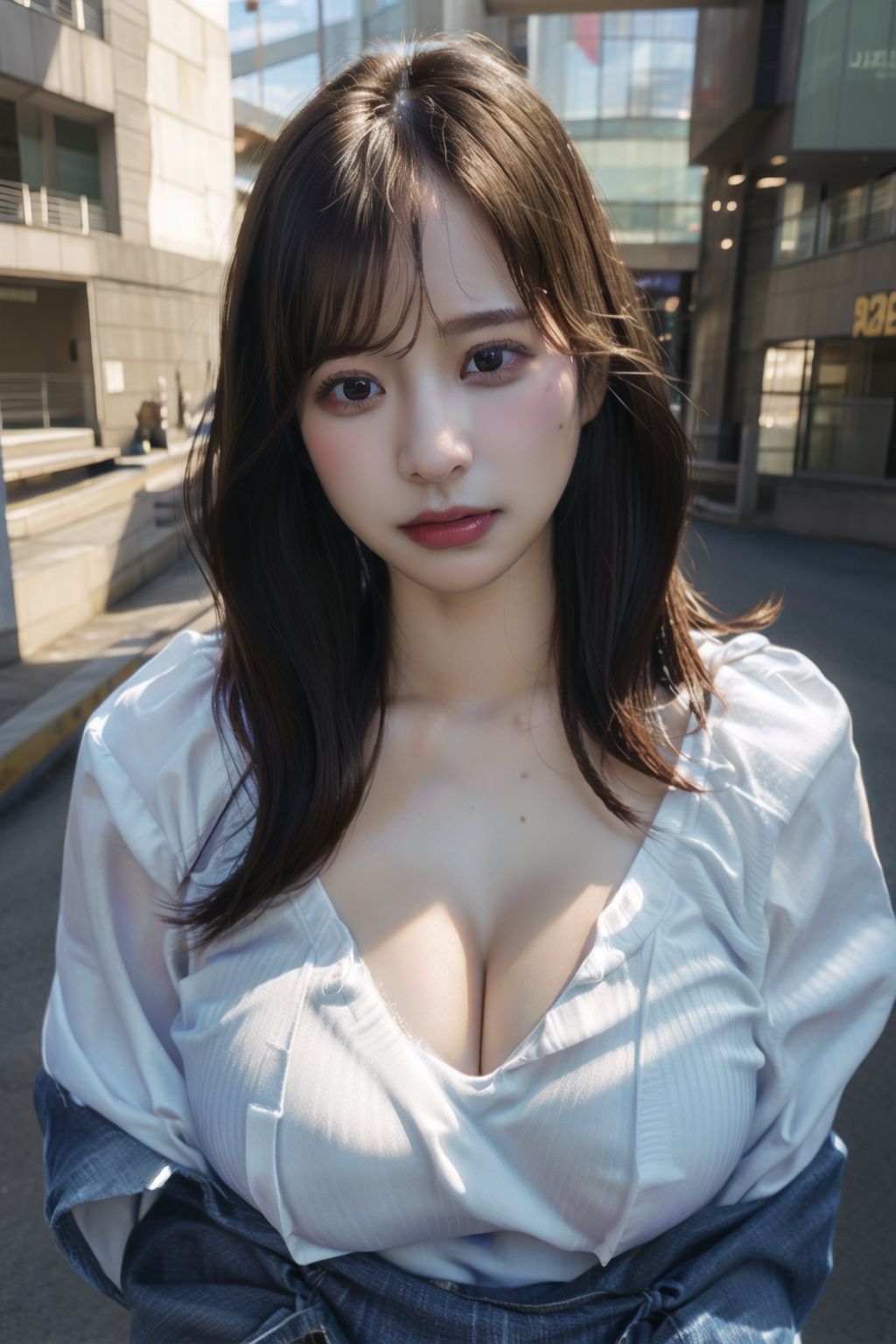 サンプル画像1:ドキっ！今年40歳になる俺が裸の美女JDの撮影をする事に！？みさきちゃんの身体は俺だけの物。(AI学園美女科 グラビアアイドル級生徒の裏の顔集めましたJCJKJD募集中) [d_295837]