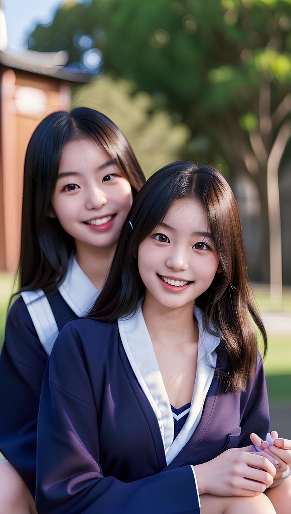 サンプル画像4:女子校生着せ替え＆ぶっかけ 友達と写真を撮ってただけなのに、一人だけ・・・(AIbijyo) [d_295860]