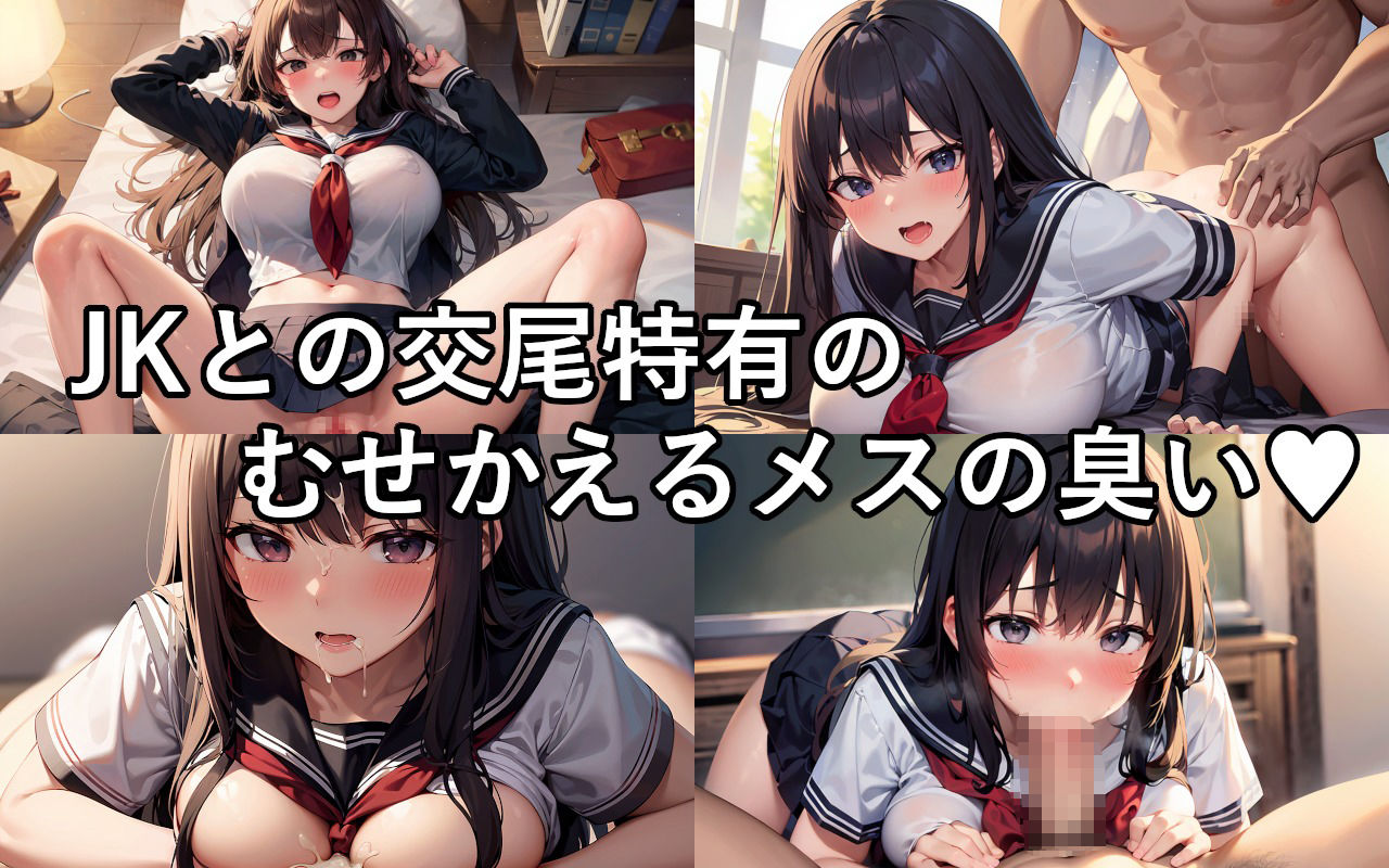 サンプル画像1:清楚系黒髪巨乳JKの中出し孕ませ日記(にゅーたいぷ) [d_295947]