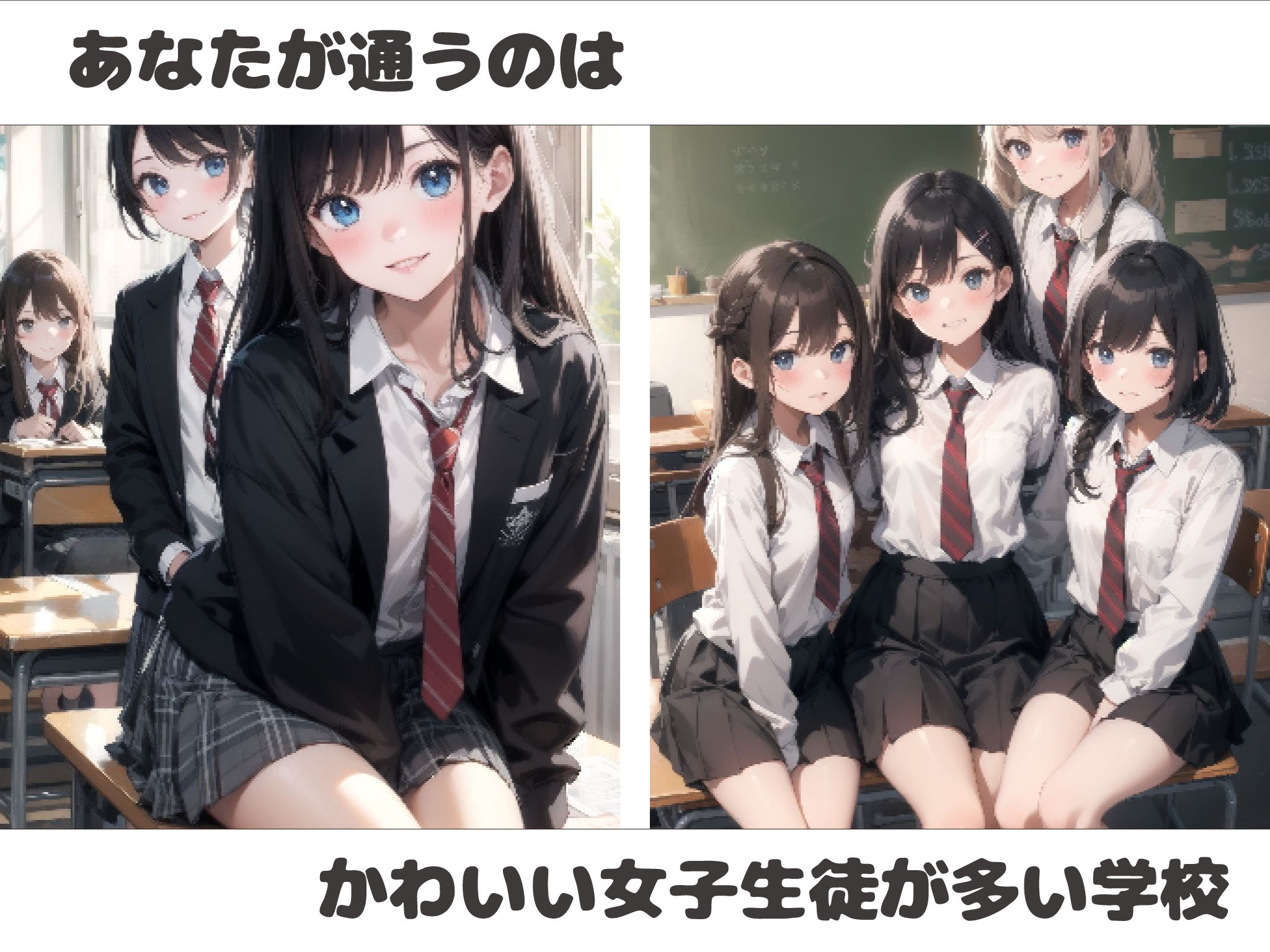 サンプル画像1:育ち盛りの女子校生とエッチな学園生活(Nick) [d_295961]