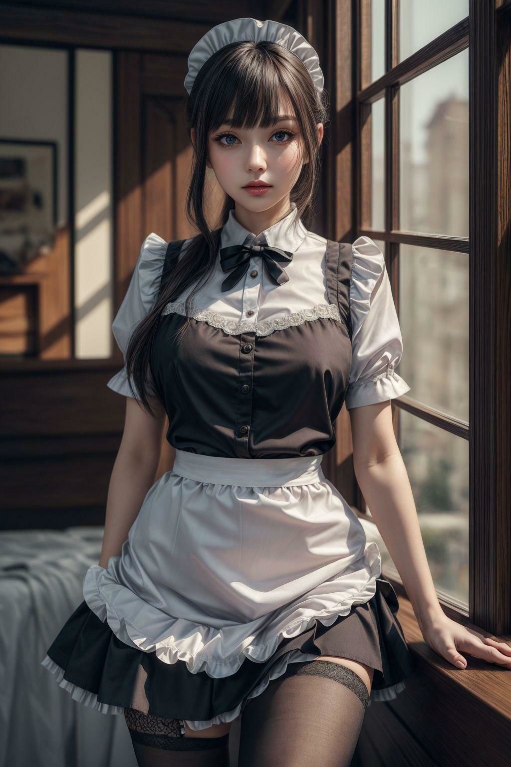 サンプル画像3:ご奉仕メイド美少女(きゅうりの里) [d_295967]