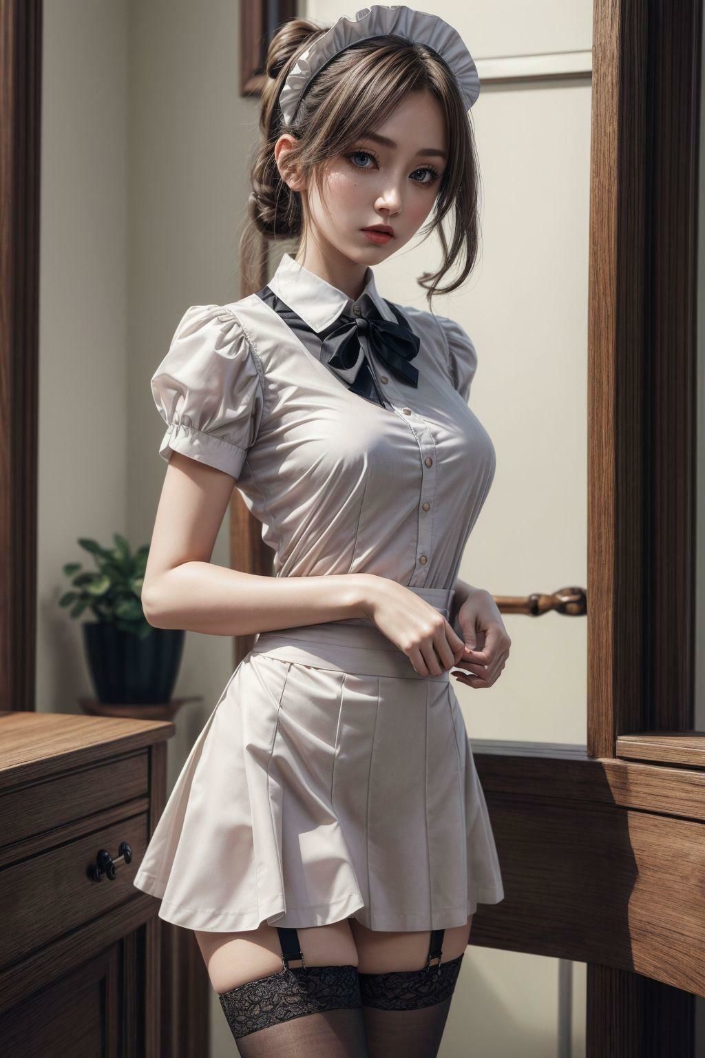 サンプル画像6:ご奉仕メイド美少女(きゅうりの里) [d_295967]