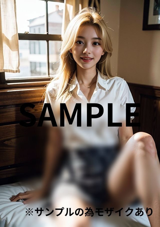 サンプル画像1:興味本位で援◯しちゃう金髪の変態女子校生！プレイの前後(彩風  咲) [d_295985]