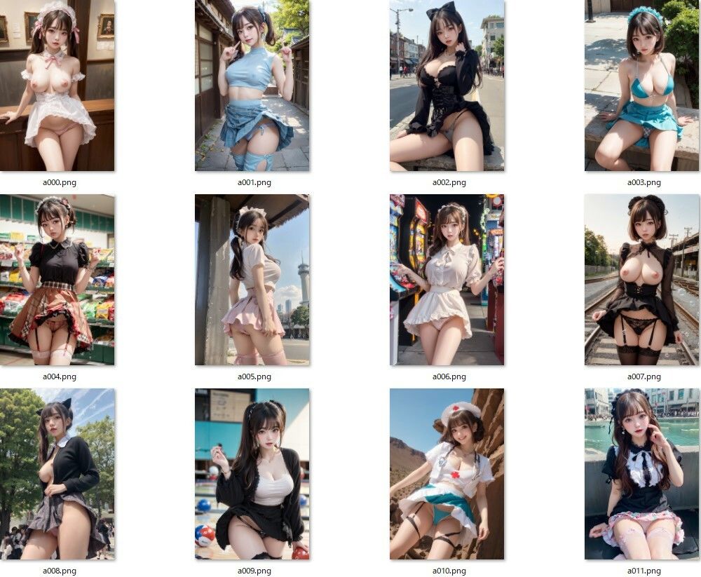 サンプル画像1:たくし上げ露出美少女写真集(マジカルパレット) [d_295996]