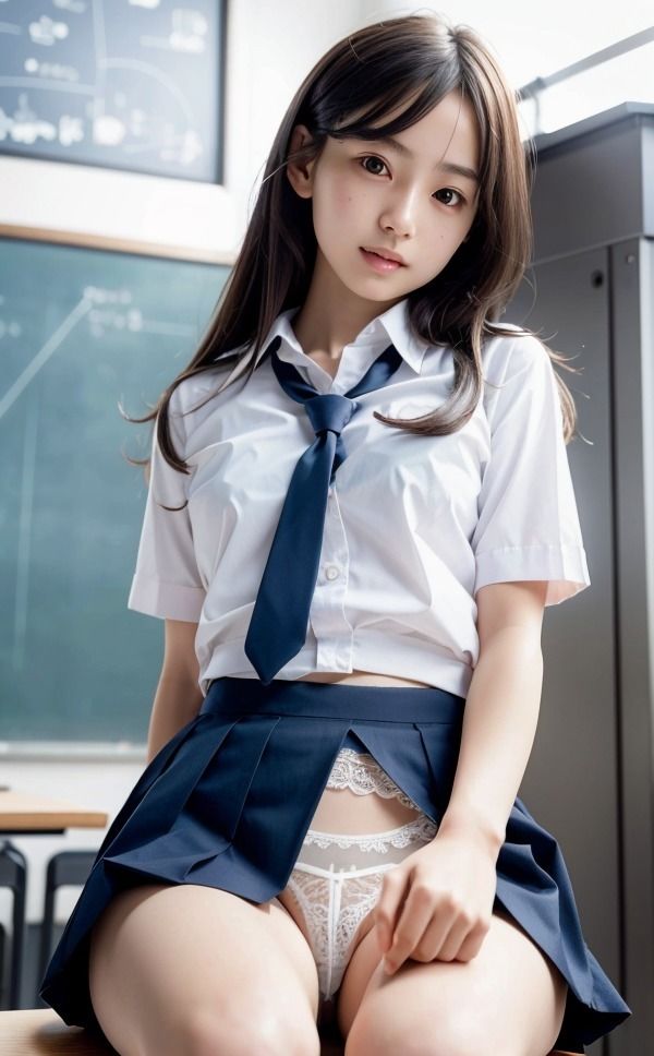 サンプル画像3:制服美女とハレンチ生活 清純派の制服女子のおっぱいやパンチラをのぞきたい(ルビー亀企画) [d_296041]