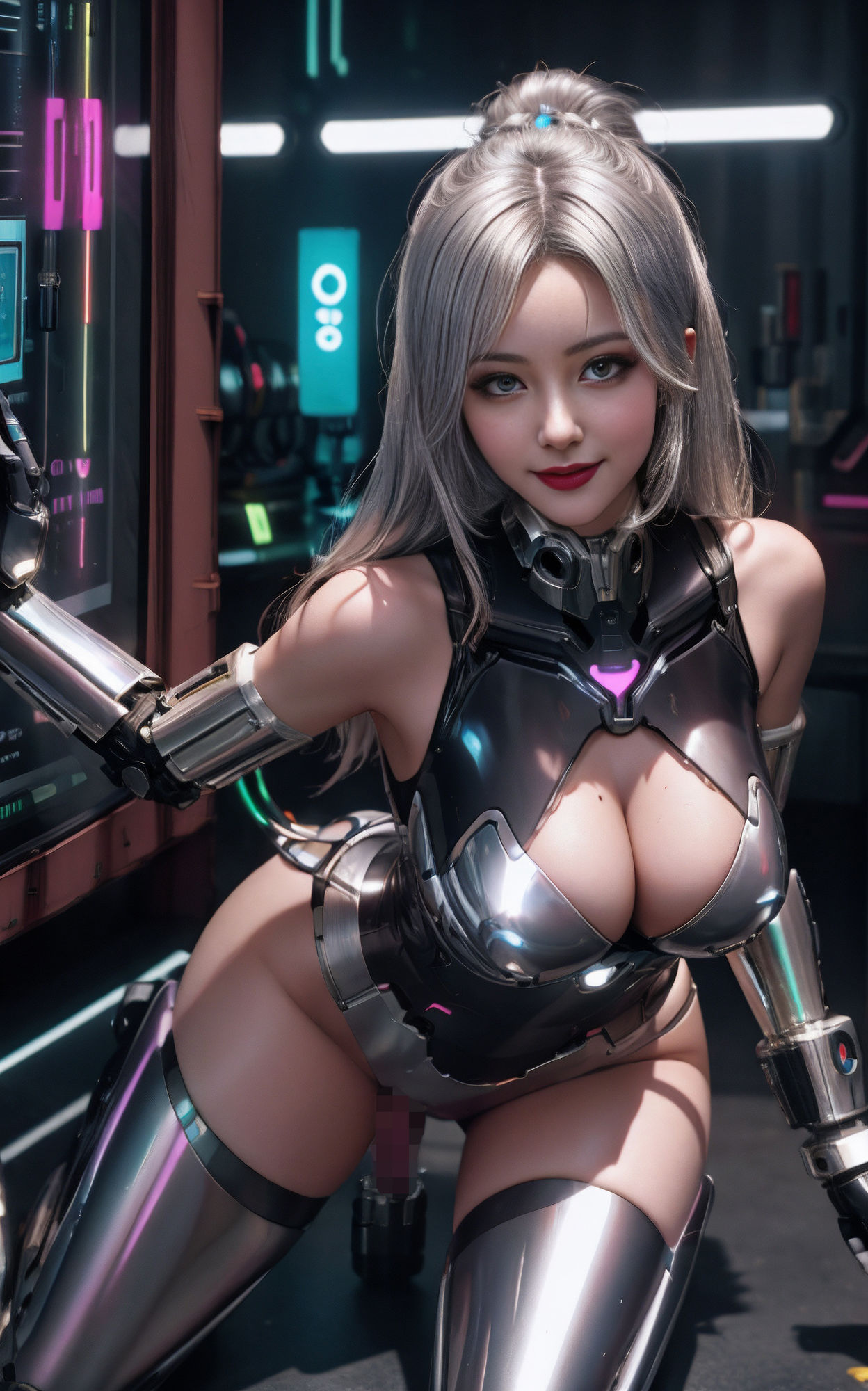 サンプル画像5:未来の機械改造人間性奴●(仙人鹿) [d_296105]