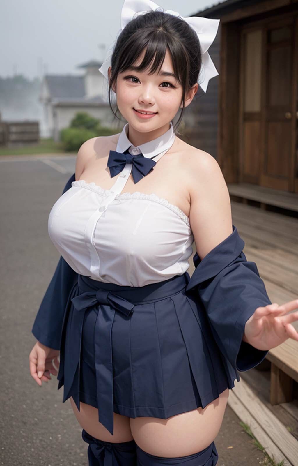 サンプル画像2:ぽっちゃりパラダイス(フェチ研究所) [d_296160]