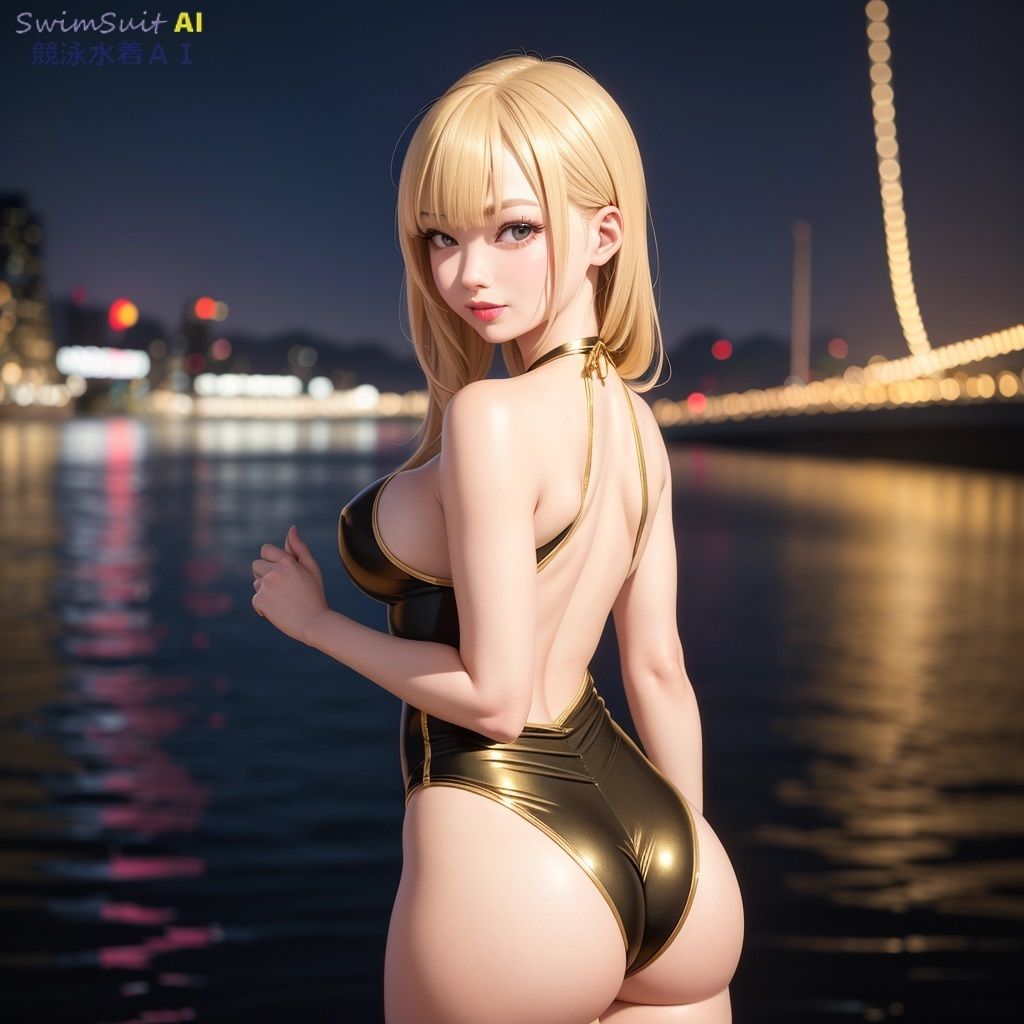 サンプル画像3:競泳水着AIザベスト(バスターデュエル) [d_296166]