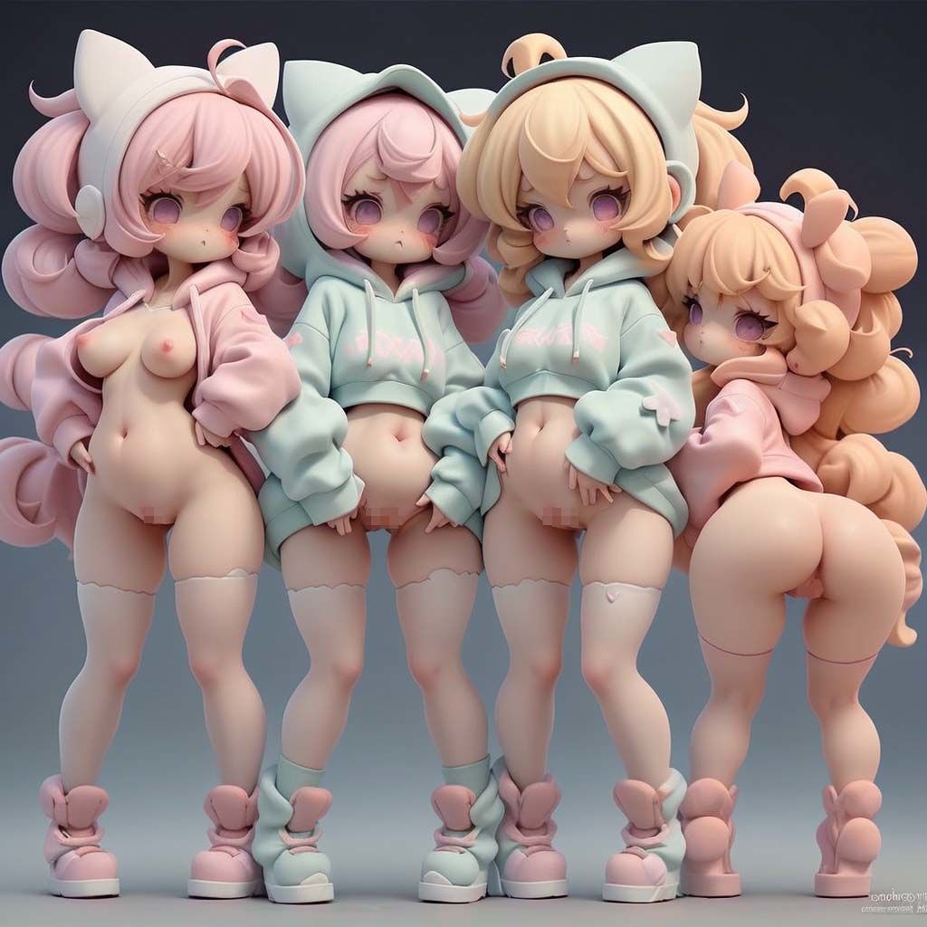 立ち裸パーカー