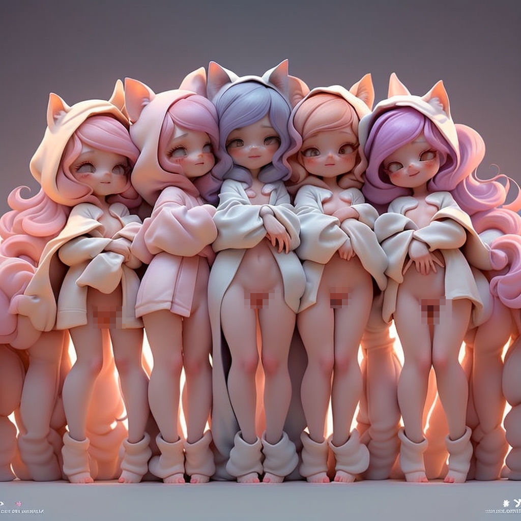 サンプル画像3:まる出し白パーカー(pp：p) [d_296194]