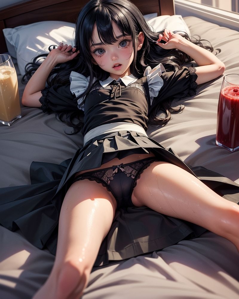 サンプル画像5:メイドさんのパンティ(白熊兎) [d_296208]