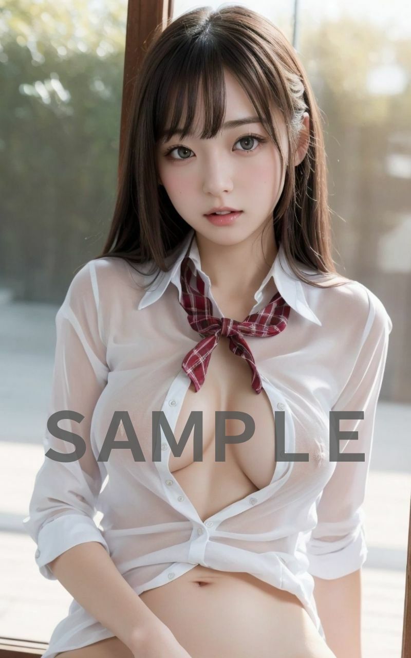 サンプル画像1:碧眼の美人女子校生(Aidoll) [d_296212]