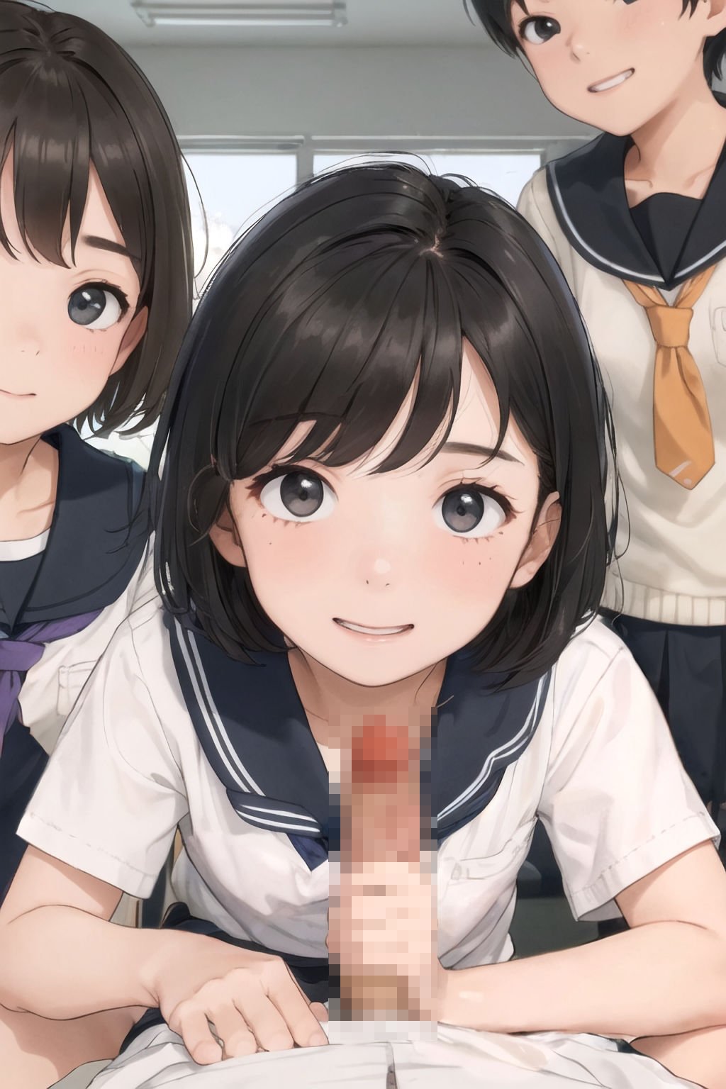 サンプル画像2:セクハラ学園3年生(ジャングルジム) [d_296273]