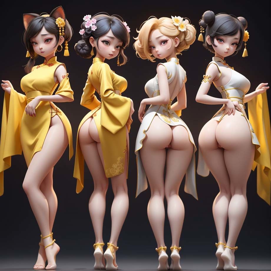 サンプル画像3:ノーパンチャイナ服(pp：p) [d_296280]