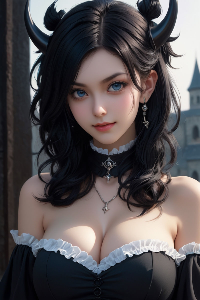 サンプル画像1:ヴァンパイアグラビア(AI Studio あい) [d_296357]