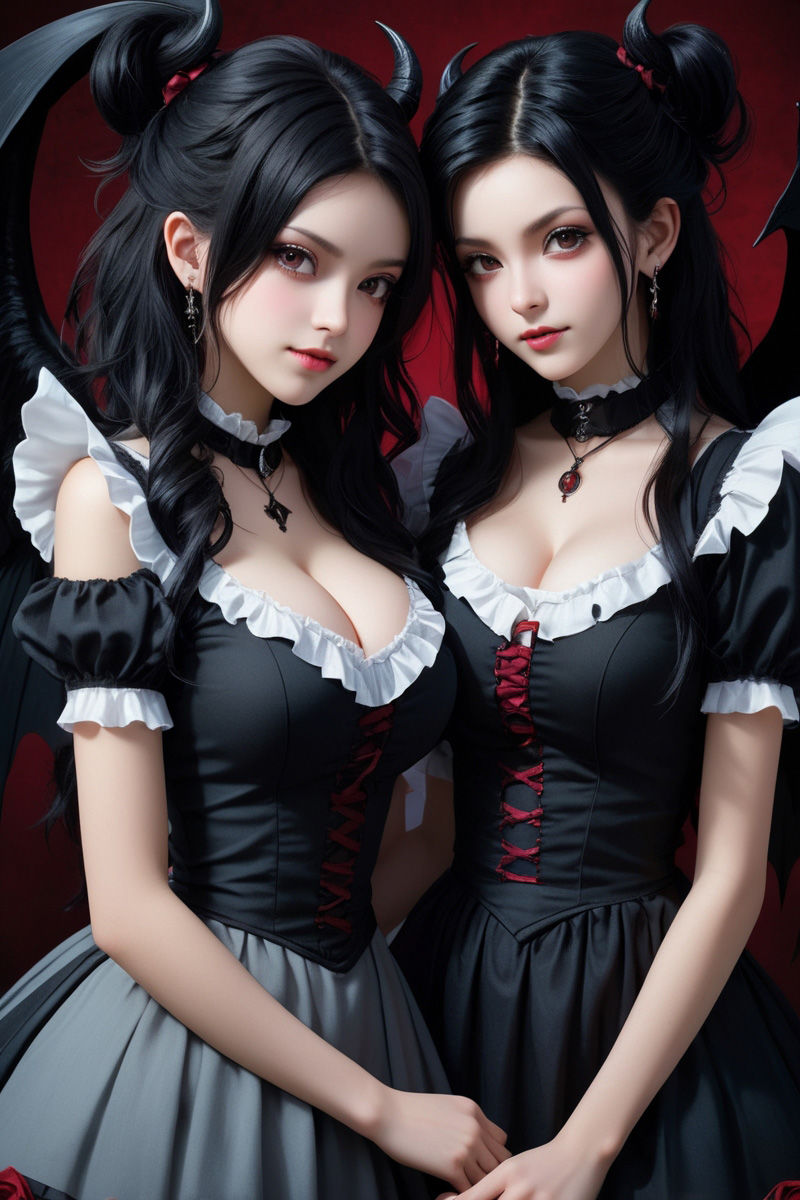 サンプル画像2:ヴァンパイアグラビア(AI Studio あい) [d_296357]