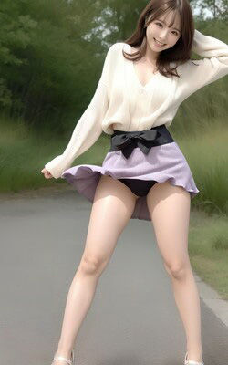 サンプル画像6:風でスカートが vol002(カマキリン) [d_296363]