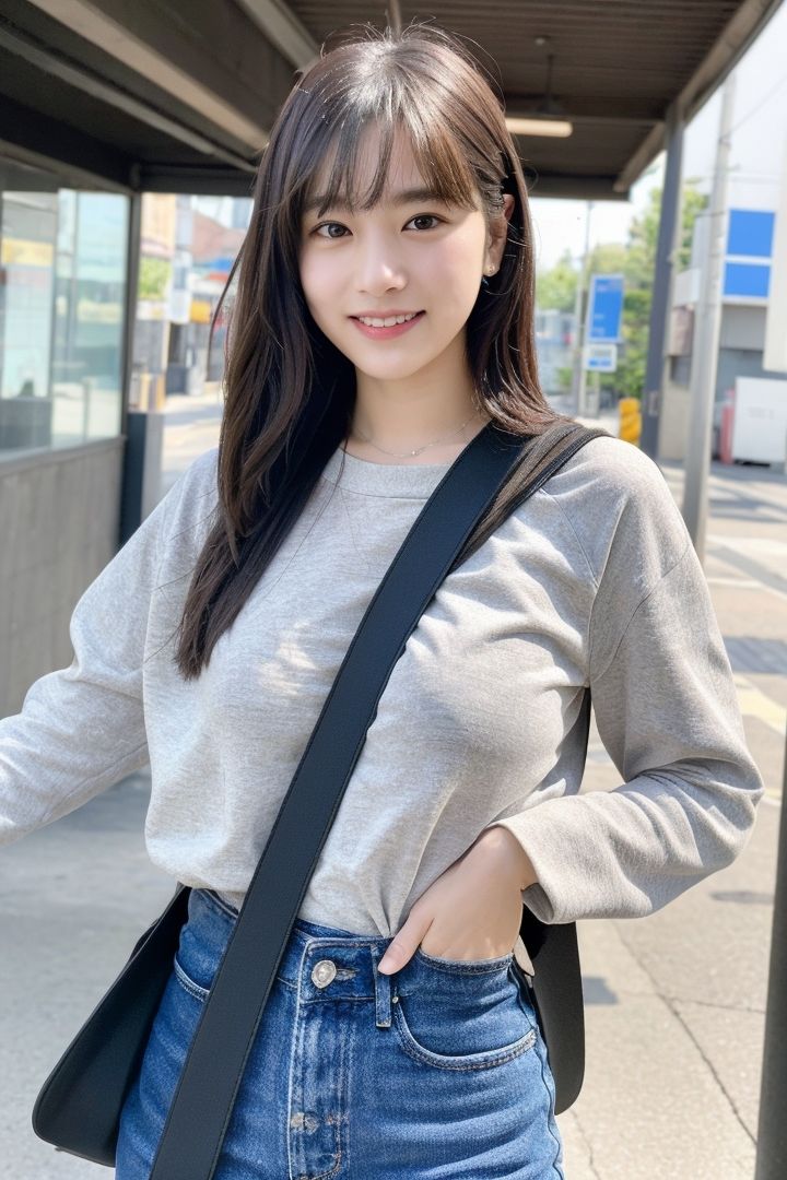 サンプル画像2:パイスラッシュ〜大きなものに挟まれるベルトたち〜(AIお姉さん) [d_296432]